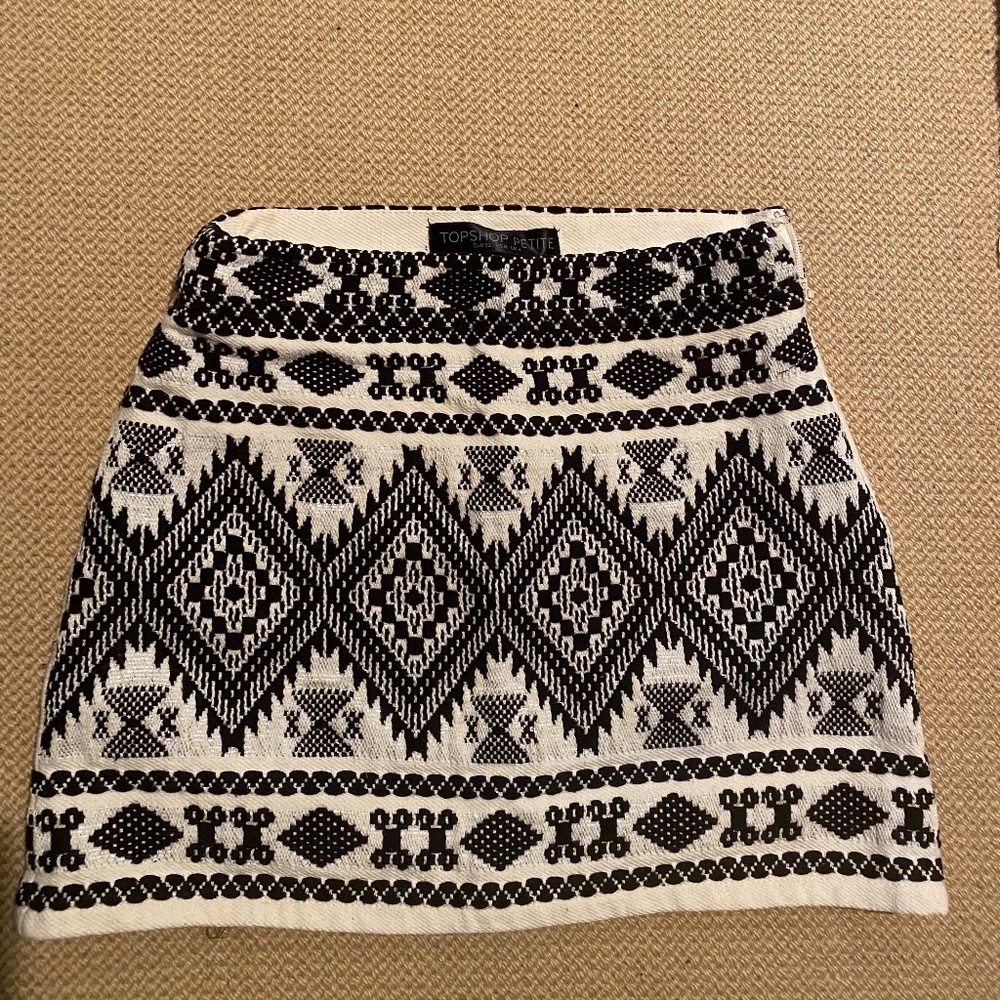 Topshop Aztec Skirt